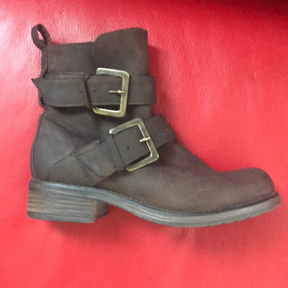 Steve Madden 8,5 real leather boots brown